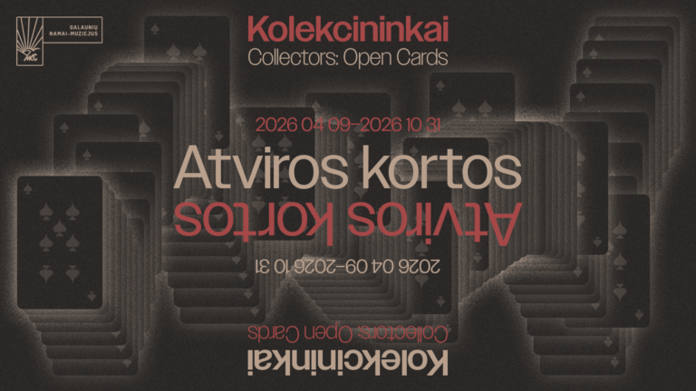 Kauno miesto savivaldybė Nacionalinis M.K. Čiurlionio dailės muziejus kviečia į parodą „Kolekcininkai: Atviros kortos“