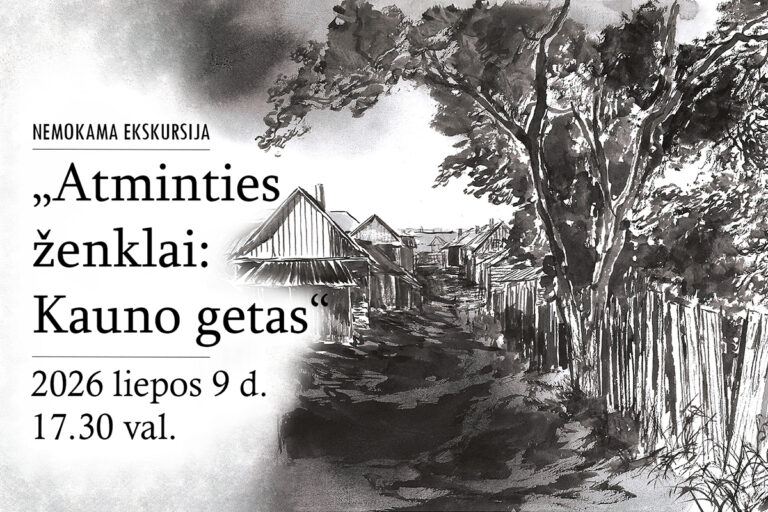 Kauno miesto savivaldybė Nemokama ekskursija „Atminties ženklai: Kauno getas“